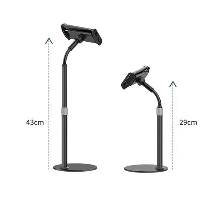 ZM17 Retractable Rotatable Outdoor Selfie Desktop Phone Stand for 4.6-7.8 inch Mobile Phones / Tablets (White) - Desktop Holder by buy2fix | Online Shopping UK | buy2fix