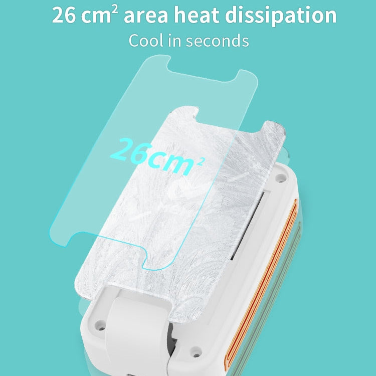 MEMO DL03 Retro Three-speed Temperature Adjustable Semiconductor Cooling Mobile Phone Radiator(White) - Cooling Fan Radiator by buy2fix | Online Shopping UK | buy2fix