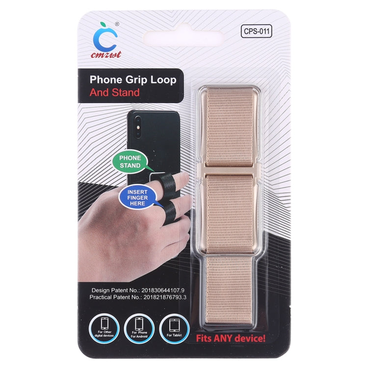 CPS-011 Universal Phone Grip Loop & Stand Holder (Apricot) - Ring Holder by buy2fix | Online Shopping UK | buy2fix