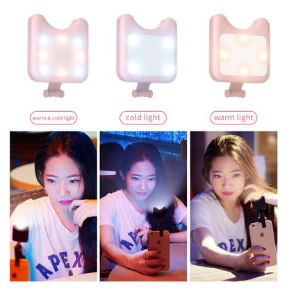 APEXEL APL-FL01 Universal Phone Camera Lens Selfie LED Fill Light with Clip, For iPhone, Samsung, Huawei, Xiaomi, HTC and Other Smartphones(Black) - Selfie Light by APEXEL | Online Shopping UK | buy2fix