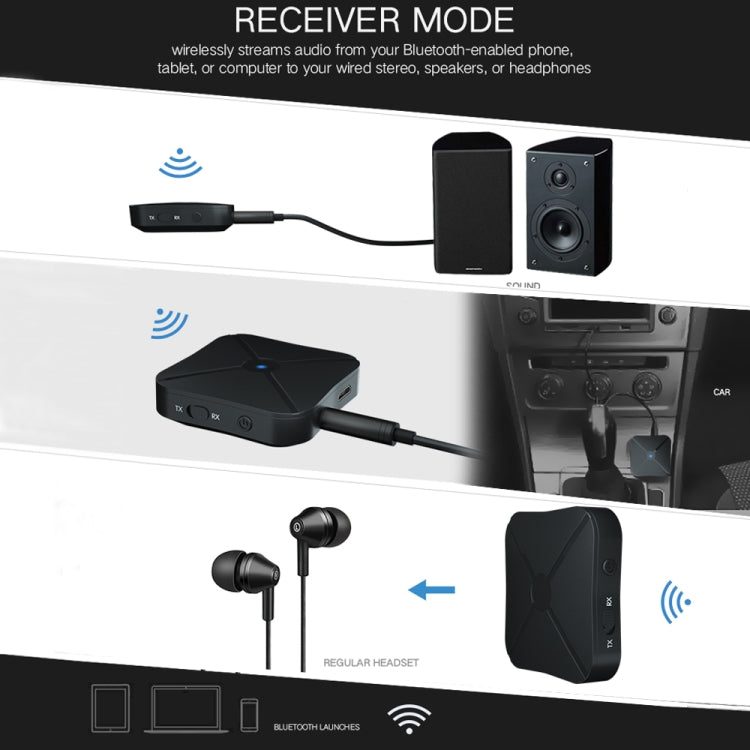 KN319 Wireless Audio 2 in 1 Bluetooth 4.2 Receiver & Transmitter Adapter - Apple Accessories by buy2fix | Online Shopping UK | buy2fix