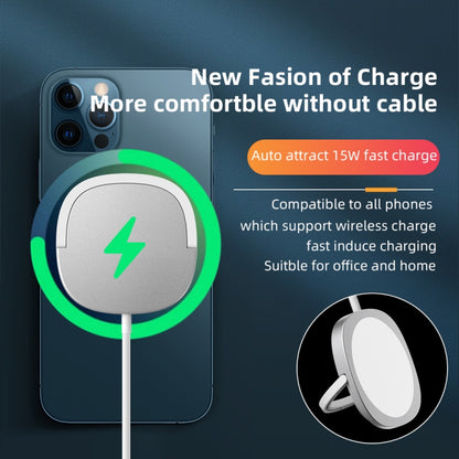 Y3 15W Ultra-thin MagSafe Magnetic Wireless Charger (Blue) - Wireless Charger by buy2fix | Online Shopping UK | buy2fix