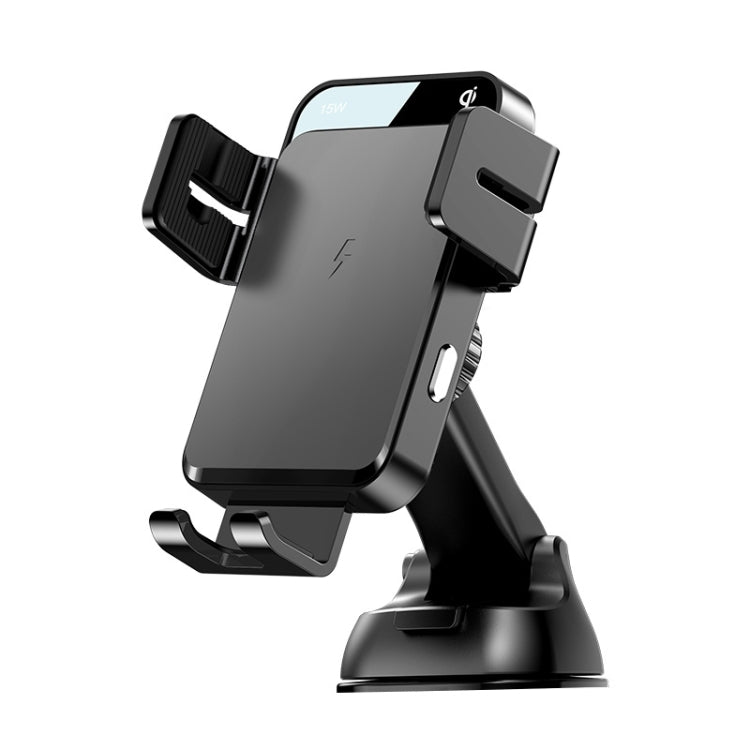 JOYROOM JR-ZS219 Three-axis Car Dashboard Wireless Charging Mobile Phone Bracket Holder (Black) - In Car by JOYROOM | Online Shopping UK | buy2fix