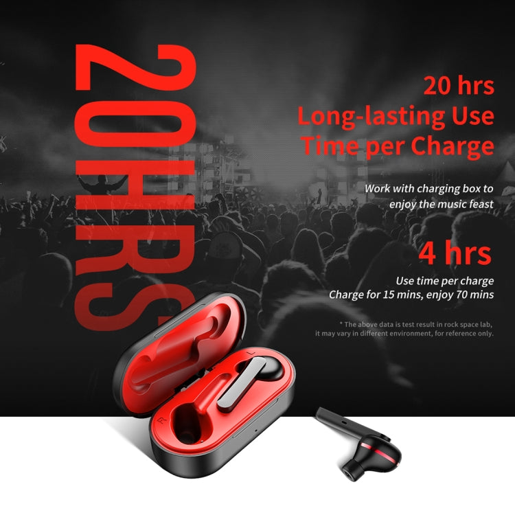 ROCK EB71 TWS Bluetooth 5.0 IPX4 Waterproof Wireless Stereo Bluetooth Earphone(Black) - TWS Earphone by ROCK | Online Shopping UK | buy2fix