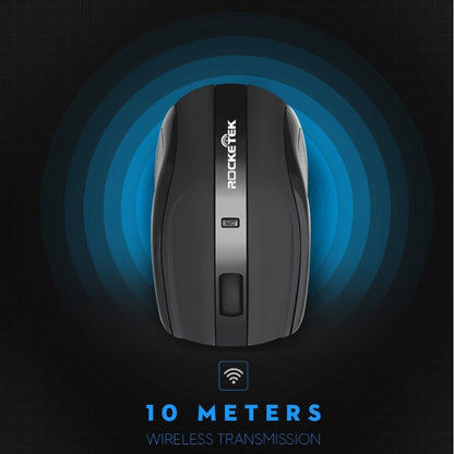 Rocketek W03 2.4GHz Wireless 1600DPI Optical Mouse - Wireless Mice by ROCKETEK | Online Shopping UK | buy2fix