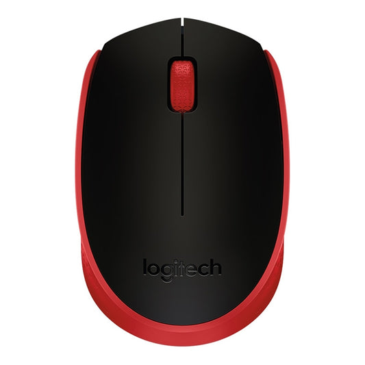 Logitech M171 1000DPI USB Wireless Mouse with 2.4G Receiver (Red) - Wireless Mice by Logitech | Online Shopping UK | buy2fix