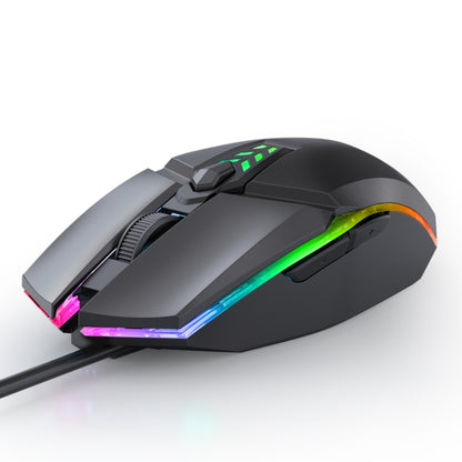 S700 Colorful Light USB Wired Office Gaming Mouse (Black) - Wired Mice by buy2fix | Online Shopping UK | buy2fix