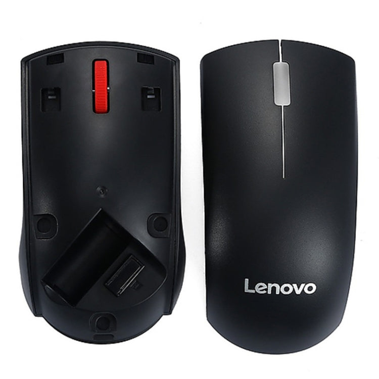 Lenovo M120 Pro Fashion Office Red Dot Wireless Mouse (Black) - Wireless Mice by Lenovo | Online Shopping UK | buy2fix