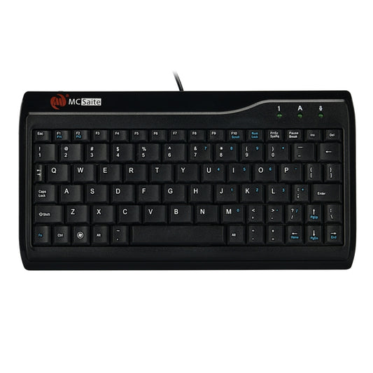 MC Saite MC-8017 Wired 78 Keys Mini Multimedia Computer Keyboard(Black) - Wired Keyboard by MC Saite | Online Shopping UK | buy2fix