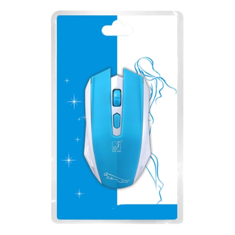 ZGB 101A 2.4G Laptop Wireless USB Mouse(Blue) - Wireless Mice by Chasing Leopard | Online Shopping UK | buy2fix