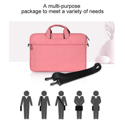 ST01S Waterproof Oxford Cloth Hidden Portable Strap One-shoulder Handbag for 13.3 inch Laptops(Pink) - Computer & Networking by buy2fix | Online Shopping UK | buy2fix