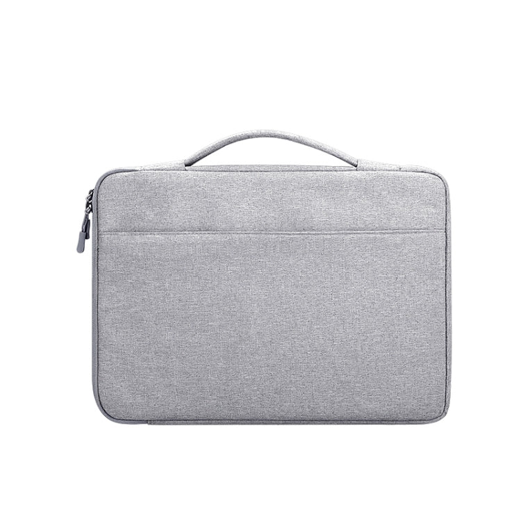 Oxford Cloth Waterproof Laptop Handbag for 15.4 inch Laptops, with Trunk Trolley Strap(Grey) - Other by buy2fix | Online Shopping UK | buy2fix