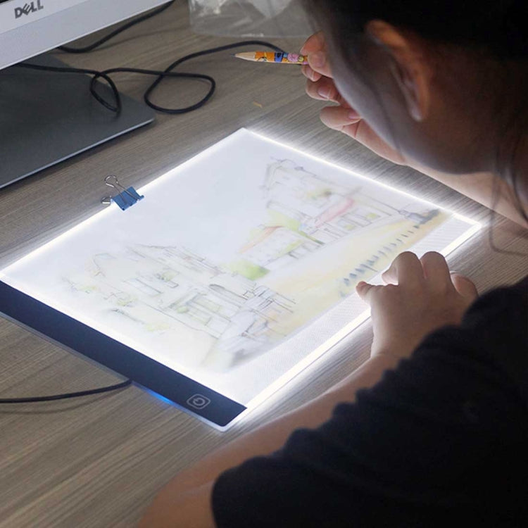 5W 3.5mm Ultra-thin USB A4 Paper LED Copy Pad Dimmable Digital Board Copy Desk Art Drawing Tracing Stencil Table Board - Consumer Electronics by buy2fix | Online Shopping UK | buy2fix