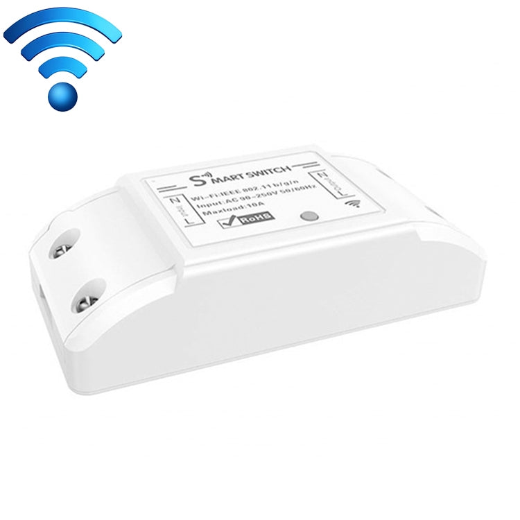 10A Single Channel WiFi Smart Switch Wireless Remote Control Module Works with Alexa & Google Home, AC 90-250V - Consumer Electronics by buy2fix | Online Shopping UK | buy2fix