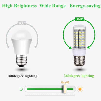 E27 5.5W LED Corn Light, 69 LEDs SMD 5730 Bulb, AC 220V - SMD 5730 by buy2fix | Online Shopping UK | buy2fix