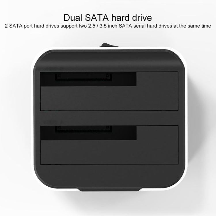 Blueendless 2.5 / 3.5 inch SATA USB 3.0 2 Bay Hard Drive Dock (AU Plug) - HDD Enclosure by Blueendless | Online Shopping UK | buy2fix