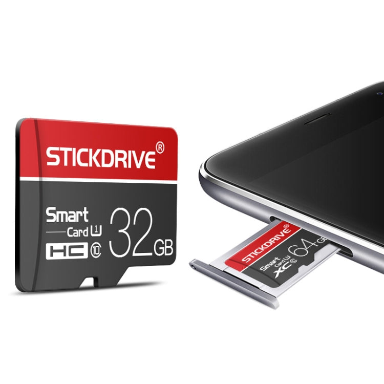 STICKDRIVE 16GB U1 White Line Red and Black TF(Micro SD) Memory Card - Micro SD Card by STICKDRIVE | Online Shopping UK | buy2fix