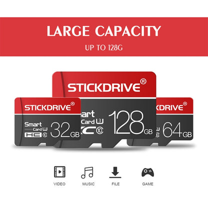 STICKDRIVE 16GB U1 White Line Red and Black TF(Micro SD) Memory Card - Micro SD Card by STICKDRIVE | Online Shopping UK | buy2fix