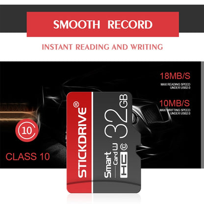 STICKDRIVE 16GB U1 White Line Red and Black TF(Micro SD) Memory Card - Micro SD Card by STICKDRIVE | Online Shopping UK | buy2fix