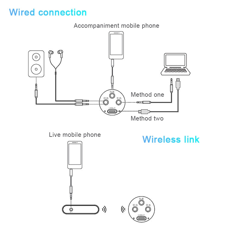 Original Lenovo UM20-U K Song Wireless Digital Microphone Live Recording Equipment with Wireless Receiver (Black) - Consumer Electronics by Lenovo | Online Shopping UK | buy2fix