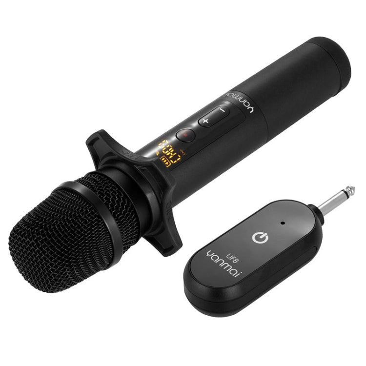 Yanmai UF8 UHF Wireless Dynamic Microphone with LCD Display - Consumer Electronics by Yanmai | Online Shopping UK | buy2fix