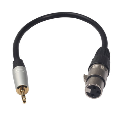 TC210KF183 3.5mm Male to XLR Female Audio Cable, Length: 0.3m - Consumer Electronics by buy2fix | Online Shopping UK | buy2fix