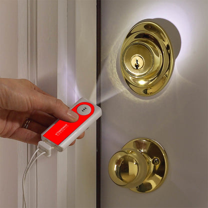 SE-0203 Mobile Door and Window Anti-theft Alarm with Lighting Light, Decibel: 100dB (Orange) - Security by buy2fix | Online Shopping UK | buy2fix