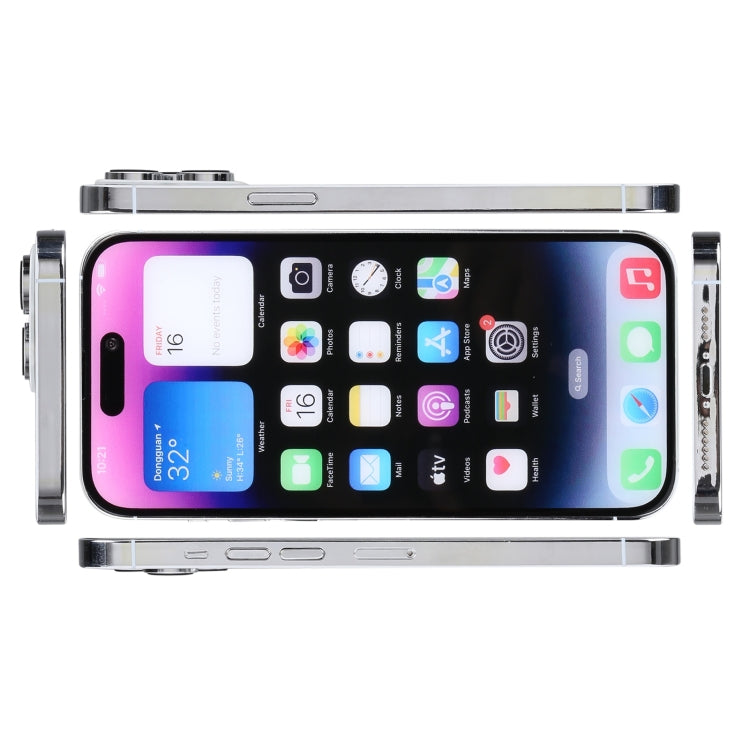 For iPhone 14 Pro Max Color Screen Non-Working Fake Dummy Display Model (Silver) - For iPhone & iPad by buy2fix | Online Shopping UK | buy2fix