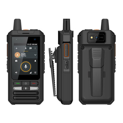 UNIWA F80 Walkie Talkie Rugged Phone, 1GB+8GB, Waterproof Dustproof Shockproof, 5300mAh Battery, 2.4 inch Android 8.1 Qualcomm MSM8909 Quad Core up to 1.1GHz, Network: 4G, Dual SIM, PPT, SOS (Black) - Smart Phones by UNIWA | Online Shopping UK | buy2fix
