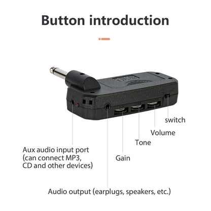 JOYO JA-03 Acoustic Guitar Mini Portable Electric Guitar Effector - Guitar Tuner Accessories by JOYO | Online Shopping UK | buy2fix