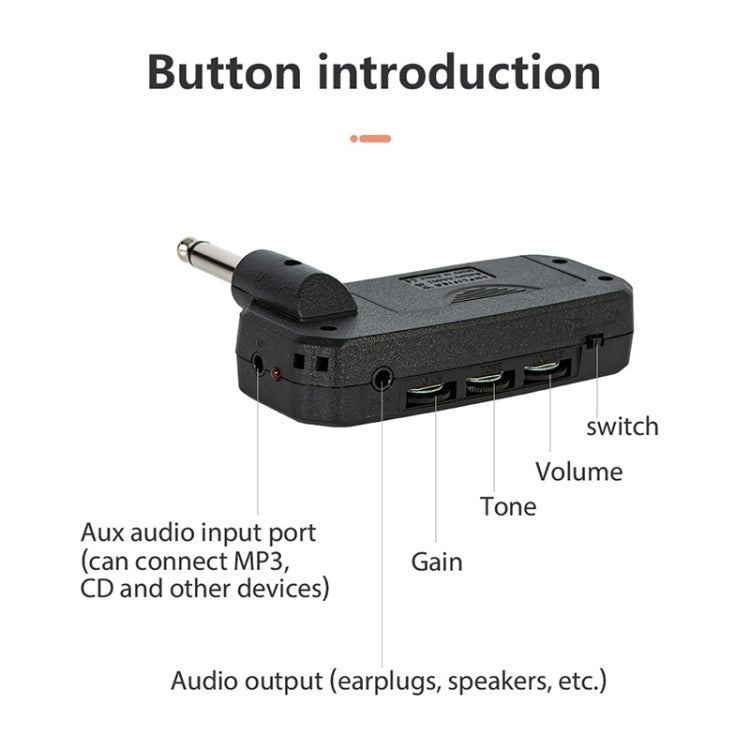 JOYO JA-03 Heavy Metal Distortion Mini Portable Electric Guitar Effector - Guitar Tuner Accessories by JOYO | Online Shopping UK | buy2fix