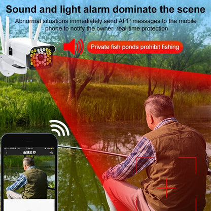 Difang DF-36Q Outdoor HD Surveillance IP Camera, Support Voice Intercom & Night Vision & Human Figure Detection & TF Card, WiFi + HD PTZ Rotation, AU Plug - Bullet Camera by Difang | Online Shopping UK | buy2fix