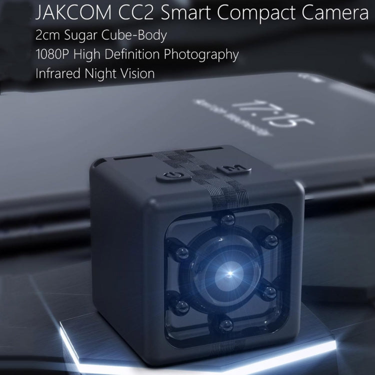 JAKCOM CC2 1080P HD Recorder Cube Smart Mini Camera, with Infrared Night Vision & Motion Detection(Black) - Security by JAKCOM | Online Shopping UK | buy2fix