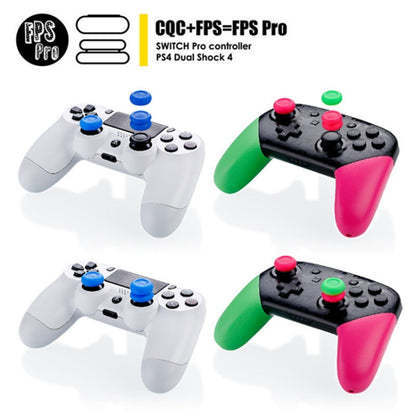 Left + Right Gamepad Rocker Cap Button Cover for NS Pro / PS4(Green+Red) - Cases by buy2fix | Online Shopping UK | buy2fix