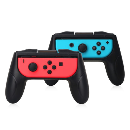 OIVO 2 PCS Left and Right Game Handle Grip Controller for Nintendo Switch Joy-con Grip(Black) - Gamepads by OIVO | Online Shopping UK | buy2fix