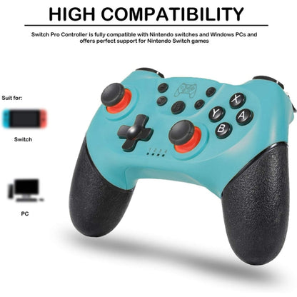 6-axis Bluetooth Joypad Gamepad Game Controller for Switch Pro(Grey) - Gamepads by buy2fix | Online Shopping UK | buy2fix