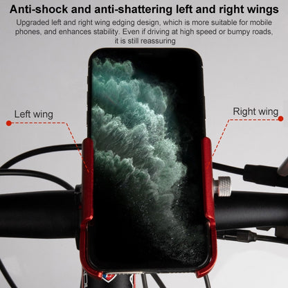 GUB P30 Aluminum Bike Phone Holder(Black) - Outdoor & Sports by GUB | Online Shopping UK | buy2fix