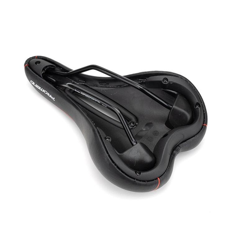 PROMEND SD-565 Hollow Breathable Silicone Bicycle Saddle (Black Red) - Outdoor & Sports by PROMEND | Online Shopping UK | buy2fix