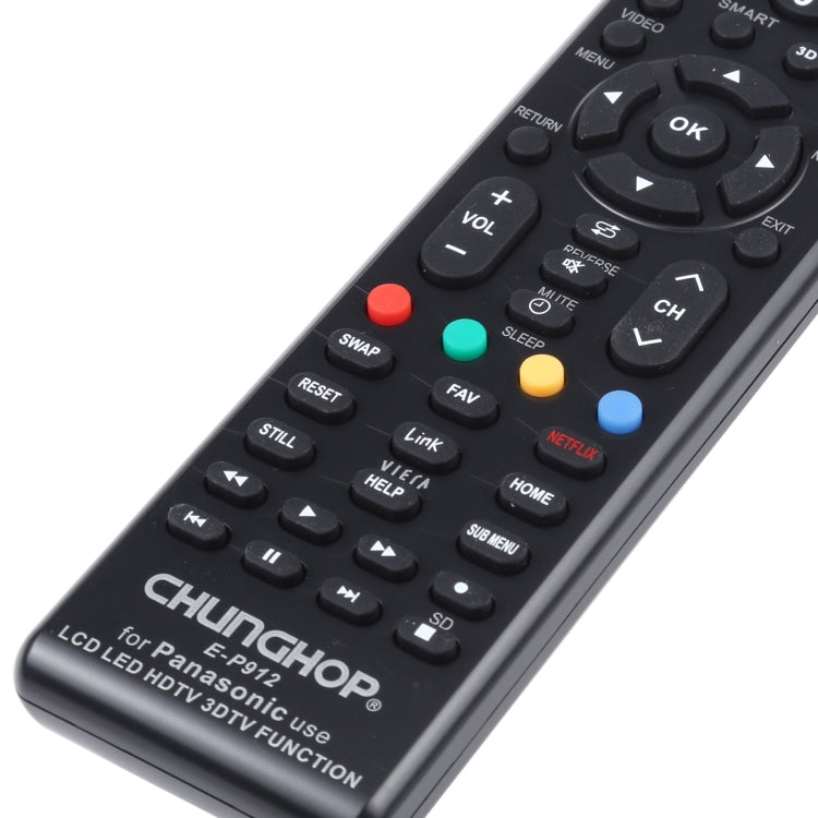 CHUNGHOP E-P912 Universal Remote Controller for PANASONIC LED TV / LCD TV / HDTV / 3DTV - Consumer Electronics by CHUNGHOP | Online Shopping UK | buy2fix