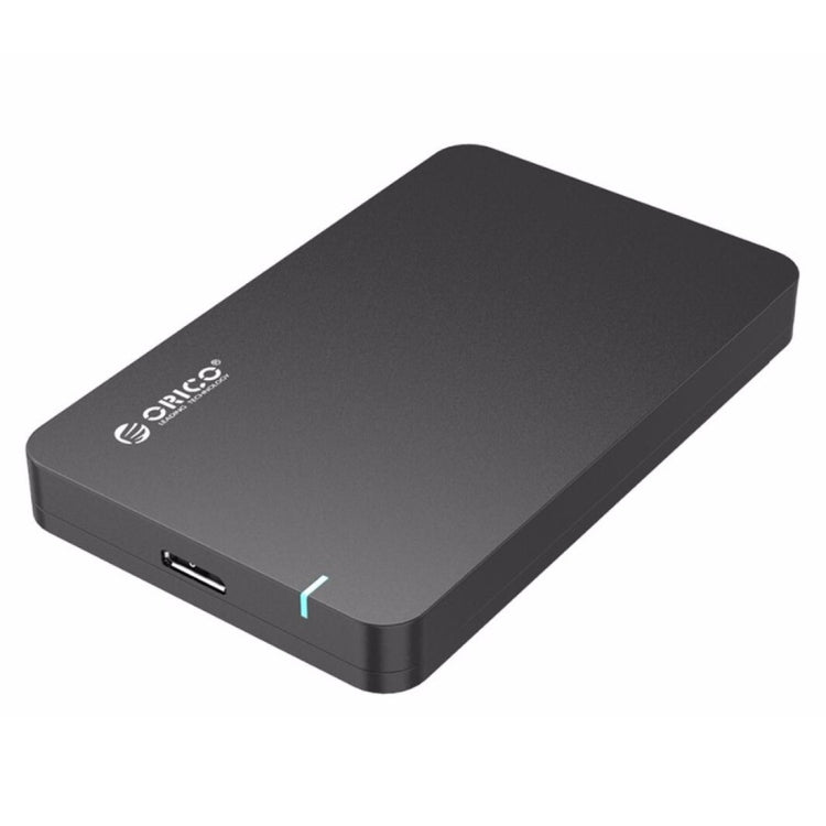 ORICO 2569S3 USB3.0 Micro-B External Hard Disk Box Storage Case for 9.5mm 2.5 inch SATA HDD / SSD(Black) - HDD Enclosure by ORICO | Online Shopping UK | buy2fix