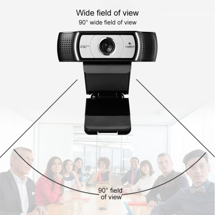 Logitech C930C 1080P 30FPS Business HD WebCam with Protective Cover - HD Camera by Logitech | Online Shopping UK | buy2fix