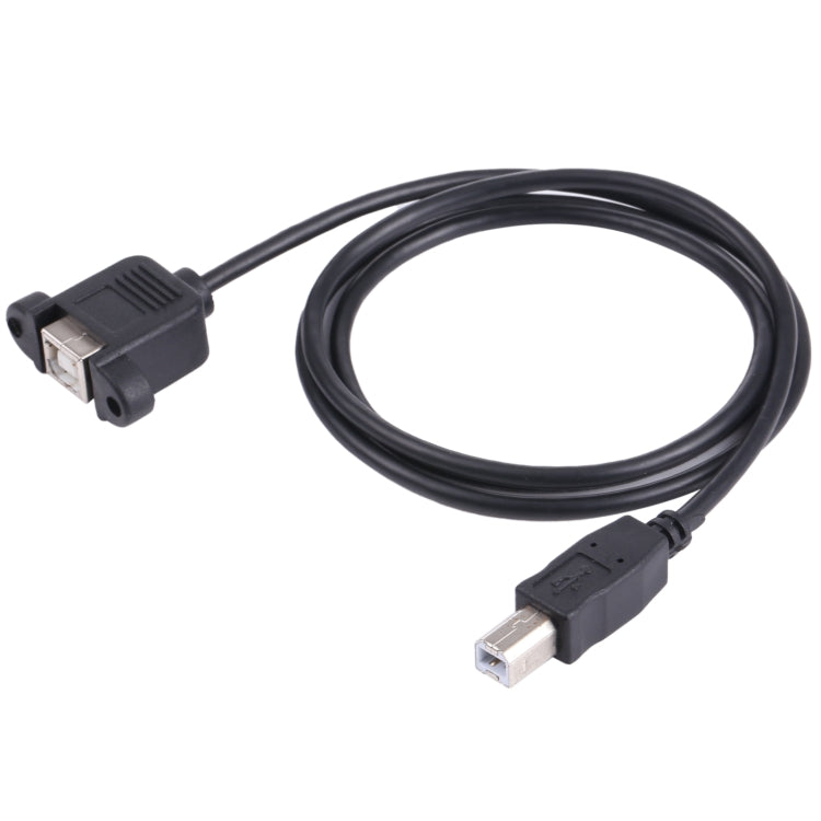 USB BM to BF Printer Extension Cable with Screw Hole, Length: 1.5m - USB Cable by buy2fix | Online Shopping UK | buy2fix