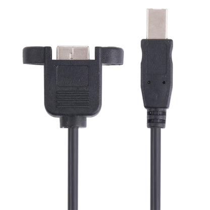 USB BM to BF Printer Extension Cable with Screw Hole, Length: 1.5m - USB Cable by buy2fix | Online Shopping UK | buy2fix