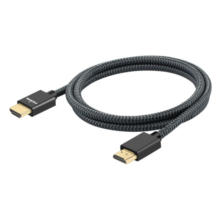 ULT-unite Gold-plated Head HDMI 2.0 Male to Male Nylon Braided Cable, Cable Length: 2m(Black) - Cable by ult-unite | Online Shopping UK | buy2fix