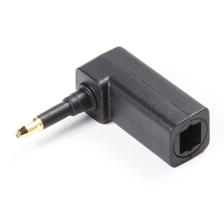 EMK 90 Degree Male to Female Conversion Head Optical Fiber Adapter Audio Adapter - Adapter by EMK | Online Shopping UK | buy2fix