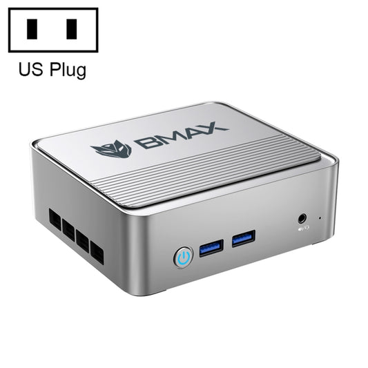 BMAX B3 2022 Windows 11 Mini PC, 8GB+256GB, Intel Jasper Lake N5095, Support HDMI / RJ45 / TF Card, US Plug(Space Grey) - Windows Mini PCs by BMAX | Online Shopping UK | buy2fix