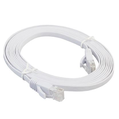 2m CAT6 Ultra-thin Flat Ethernet Network LAN Cable, Patch Lead RJ45 (White) -  by buy2fix | Online Shopping UK | buy2fix