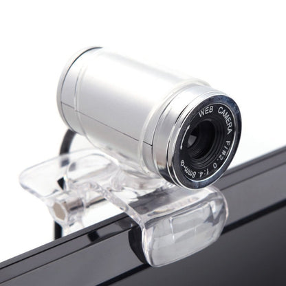HXSJ A860 30fps 480P HD Webcam for Desktop / Laptop, with 10m Sound Absorbing Microphone, Length: 1.4m(Grey) - HD Camera by HXSJ | Online Shopping UK | buy2fix