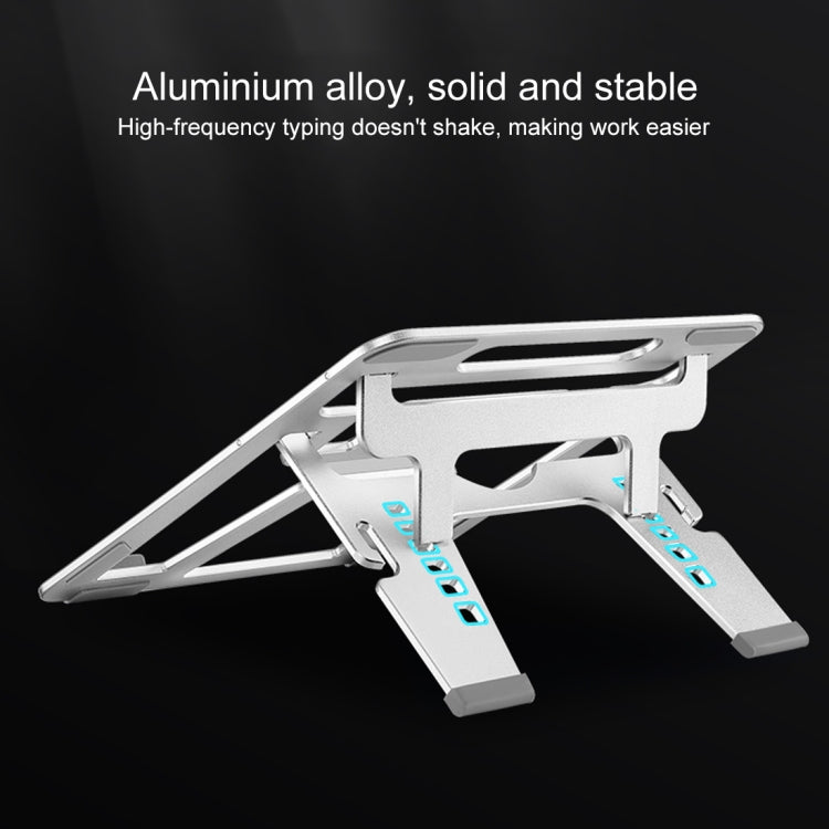 COOLCOLD U2S Portable Foldable Hollow Double Triangle Height Adjustable Aluminum Alloy Bracket for Laptop - Laptop Stand by COOLCOLD | Online Shopping UK | buy2fix