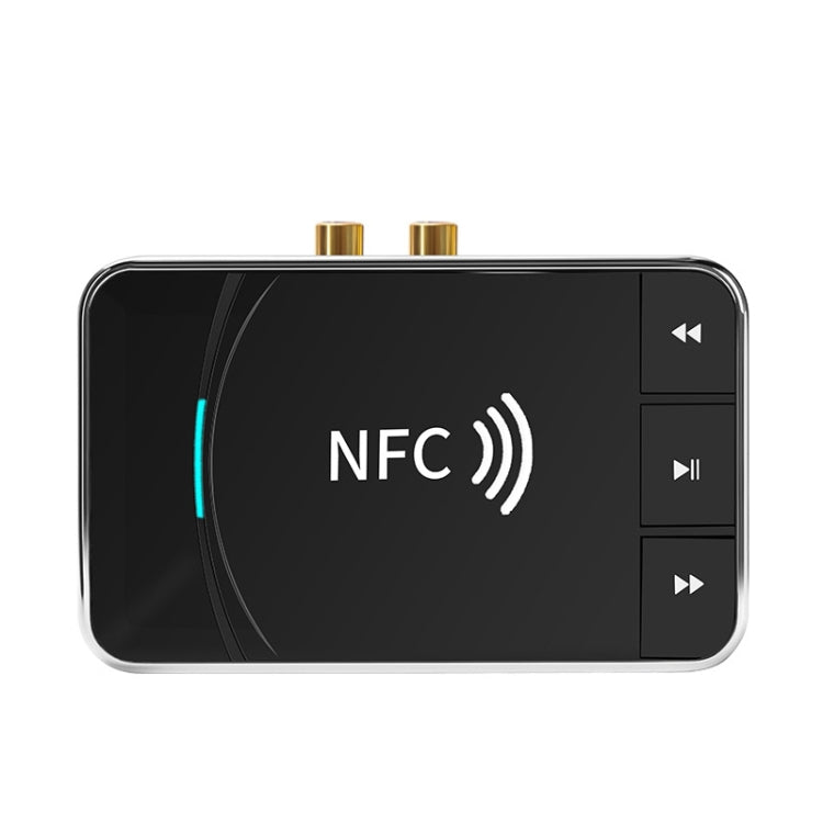 N100 NFC Desktop Bluetooth 5.0  Receiver & Transmitter Car Bluetooth Speaker Audio Adapter(Black) - Apple Accessories by buy2fix | Online Shopping UK | buy2fix